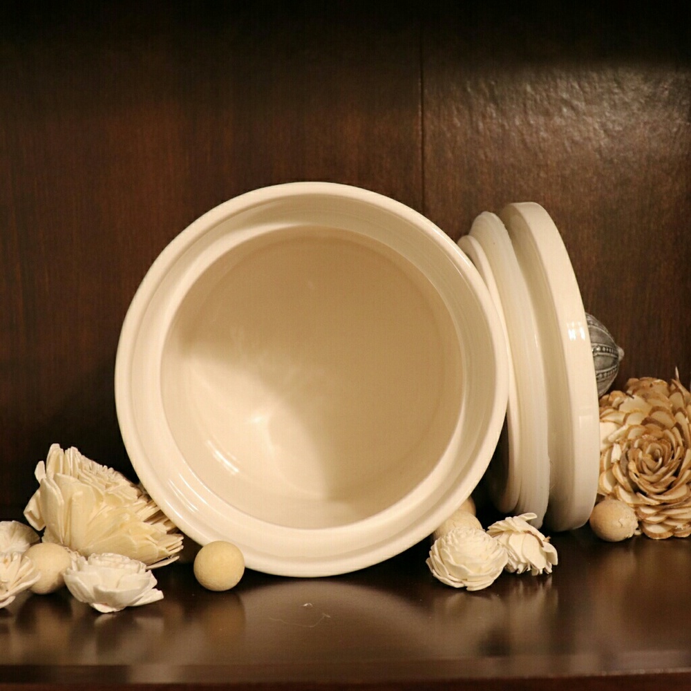 🆕 Rae Dunn Cookie Jar Crown Collection Stem Print - Picture 3 of 6
